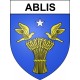 Ablis 78 ville sticker blason écusson autocollant adhésif