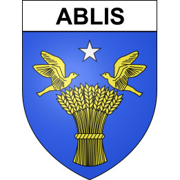 Ablis Sticker wappen, gelsenkirchen, augsburg, klebender aufkleber