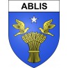 Ablis Sticker wappen, gelsenkirchen, augsburg, klebender aufkleber