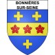 Adesivi stemma Bonnières-sur-Seine adesivo