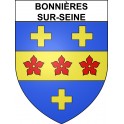 Adesivi stemma Bonnières-sur-Seine adesivo