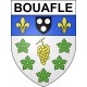 Bouafle Sticker wappen, gelsenkirchen, augsburg, klebender aufkleber
