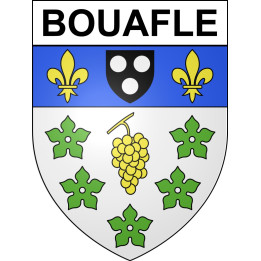 Stickers coat of arms Bouafle adhesive sticker