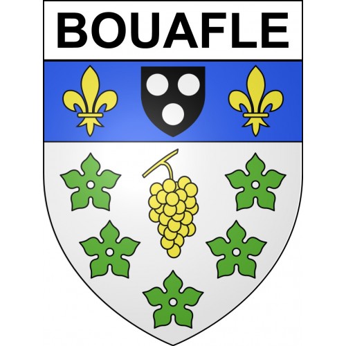 Stickers coat of arms Bouafle adhesive sticker