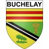 Stickers coat of arms Buchelay adhesive sticker