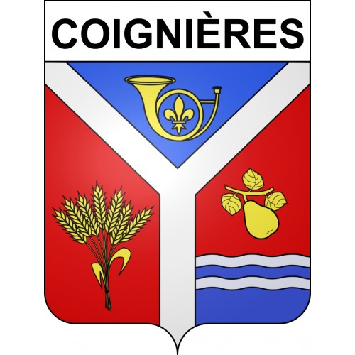 Adesivi stemma Coignières adesivo