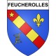 Feucherolles 78 ville sticker blason écusson autocollant adhésif