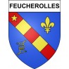 Adesivi stemma Feucherolles adesivo