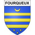Adesivi stemma Fourqueux adesivo