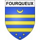 Fourqueux 78 ville sticker blason écusson autocollant adhésif