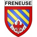 Freneuse 78 ville sticker blason écusson autocollant adhésif