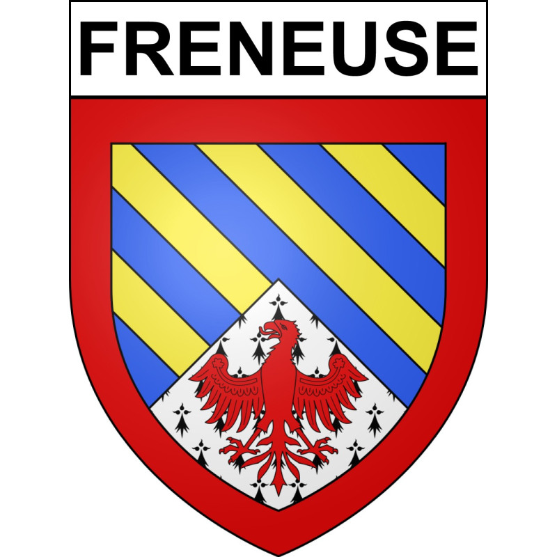 Stickers coat of arms Freneuse adhesive sticker
