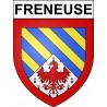 Freneuse 78 ville sticker blason écusson autocollant adhésif