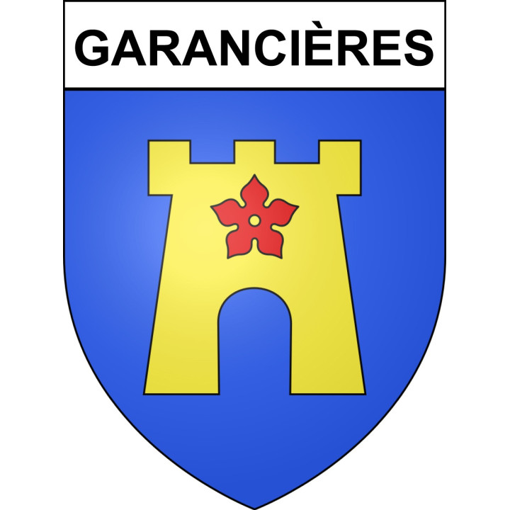 Stickers coat of arms Garancières adhesive sticker