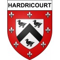 Hardricourt 78 ville sticker blason écusson autocollant adhésif