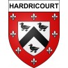Hardricourt 78 ville sticker blason écusson autocollant adhésif
