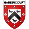 Stickers coat of arms Hardricourt adhesive sticker
