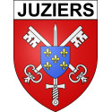 Juziers Sticker wappen, gelsenkirchen, augsburg, klebender aufkleber
