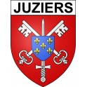 Juziers 78 ville sticker blason écusson autocollant adhésif