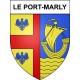 Le Port-Marly 78 ville sticker blason écusson autocollant adhésif
