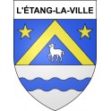 Stickers coat of arms L'étang-la-Ville adhesive sticker