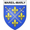 Mareil-Marly 78 ville sticker blason écusson autocollant adhésif