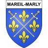 Mareil-Marly 78 ville sticker blason écusson autocollant adhésif