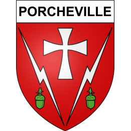 Porcheville Sticker wappen, gelsenkirchen, augsburg, klebender aufkleber