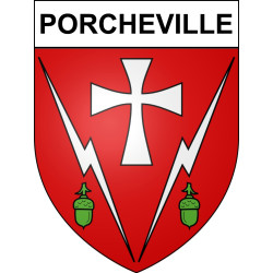 Porcheville Sticker wappen, gelsenkirchen, augsburg, klebender aufkleber