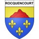 Pegatinas escudo de armas de Rocquencourt adhesivo de la etiqueta engomada