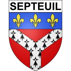 Septeuil Sticker wappen, gelsenkirchen, augsburg, klebender aufkleber