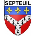 Stickers coat of arms Septeuil adhesive sticker