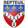 Septeuil Sticker wappen, gelsenkirchen, augsburg, klebender aufkleber