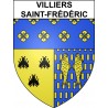 Stickers coat of arms Villiers-Saint-Frédéric adhesive sticker