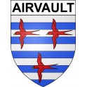 Airvault 79 ville sticker blason écusson autocollant adhésif