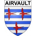 Stickers coat of arms Airvault adhesive sticker