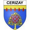 Cerizay Sticker wappen, gelsenkirchen, augsburg, klebender aufkleber