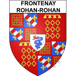 Frontenay-Rohan-Rohan Sticker wappen, gelsenkirchen, augsburg, klebender aufkleber