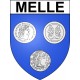 Adesivi stemma Melle adesivo
