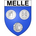 Stickers coat of arms Melle adhesive sticker