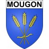 Mougon 79 ville sticker blason écusson autocollant adhésif