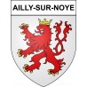 Stickers coat of arms Ailly-sur-Noye adhesive sticker