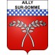 Ailly-sur-Somme Sticker wappen, gelsenkirchen, augsburg, klebender aufkleber
