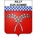Adesivi stemma Ailly-sur-Somme adesivo