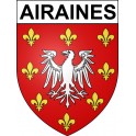 Stickers coat of arms Airaines adhesive sticker
