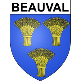 Beauval Sticker wappen, gelsenkirchen, augsburg, klebender aufkleber