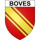 Pegatinas escudo de armas de Boves adhesivo de la etiqueta engomada
