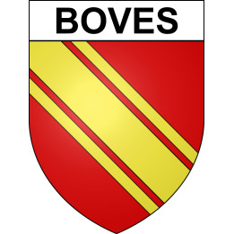 Boves Sticker wappen, gelsenkirchen, augsburg, klebender aufkleber