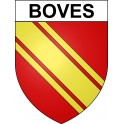 Pegatinas escudo de armas de Boves adhesivo de la etiqueta engomada