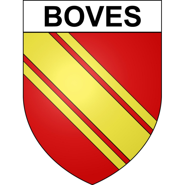 Stickers coat of arms Boves adhesive sticker